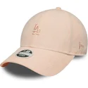 gorra-curva-rosa-ajustable-con-logo-rosa-para-mujer-9forty-mini-cord-de-los-angeles-dodgers-mlb-de-new-era
