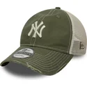 gorra-trucker-verde-ajustable-9twenty-cotton-canv-de-new-york-yankees-mlb-de-new-era