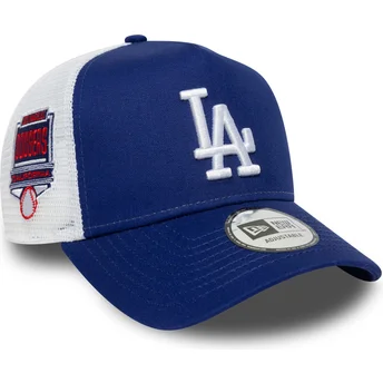 Gorra trucker azul A Frame Side Patch de Los Angeles Dodgers MLB de New Era