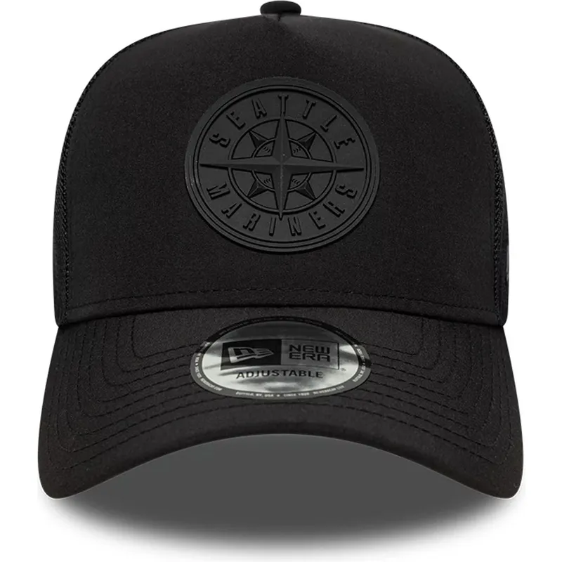 gorra-trucker-negra-con-logo-negro-a-frame-sport-de-seattle-mariners-mlb-de-new-era