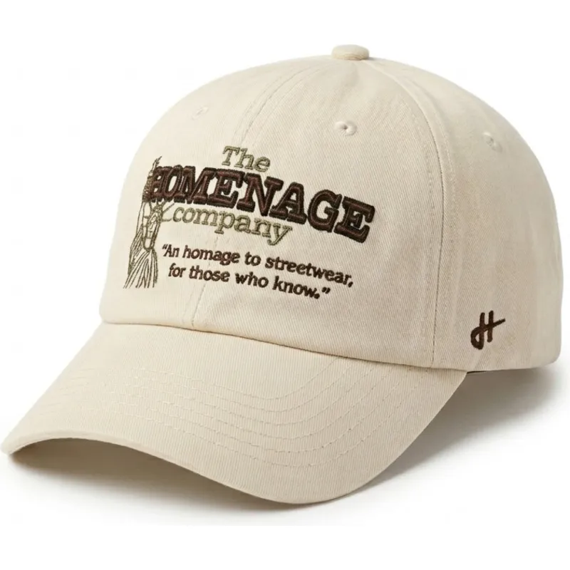 gorra-curva-beige-ajustable-statue-just-kids-the-90s-de-homenage