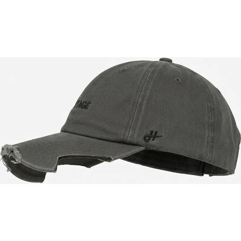 gorra-curva-gris-oscuro-ajustable-haute-merchandising-the-90s-de-homenage