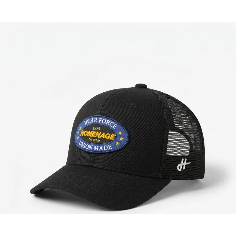 gorra-trucker-negra-union-workwear-the-trucker-de-homenage