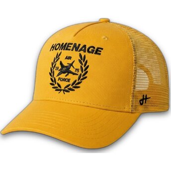 Gorra trucker amarilla Jet Military Surplus The Trucker de Homenage