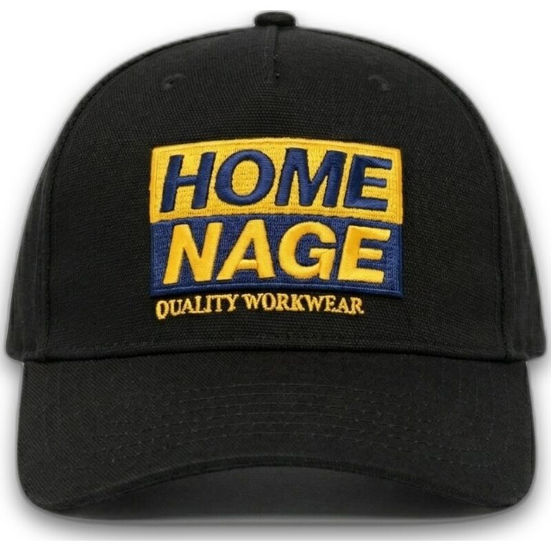 gorra-curva-negra-snapback-decker-workwear-the-retro-de-homenage