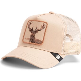 Gorra trucker beige ciervo Blur Stag The Farm de Goorin Bros.