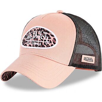 Gorra trucker rosa y leopardo LOLE de Von Dutch
