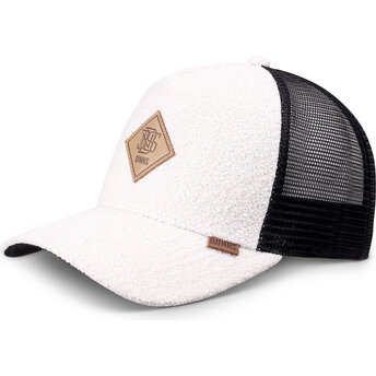 Gorra trucker beige y negra HFT KnobFab de Djinns