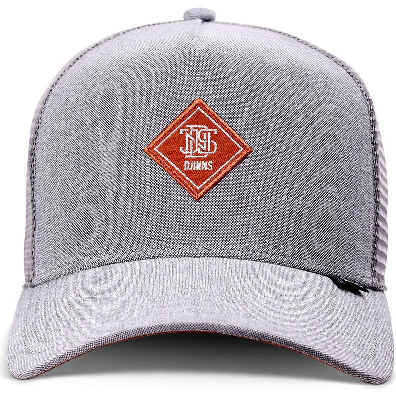 gorra-trucker-gris-con-logo-rojo-hft-oxfordcontra-de-djinns