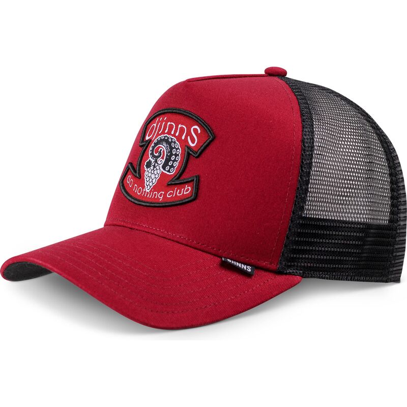gorra-trucker-roja-hft-octogrape-de-djinns