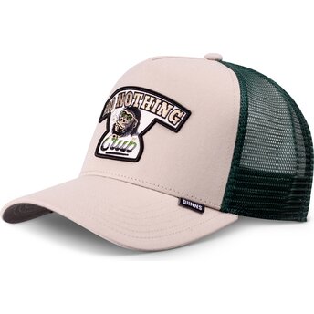 Gorra trucker khaki y verde HFT Do Nothing Club Gorilla de Djinns
