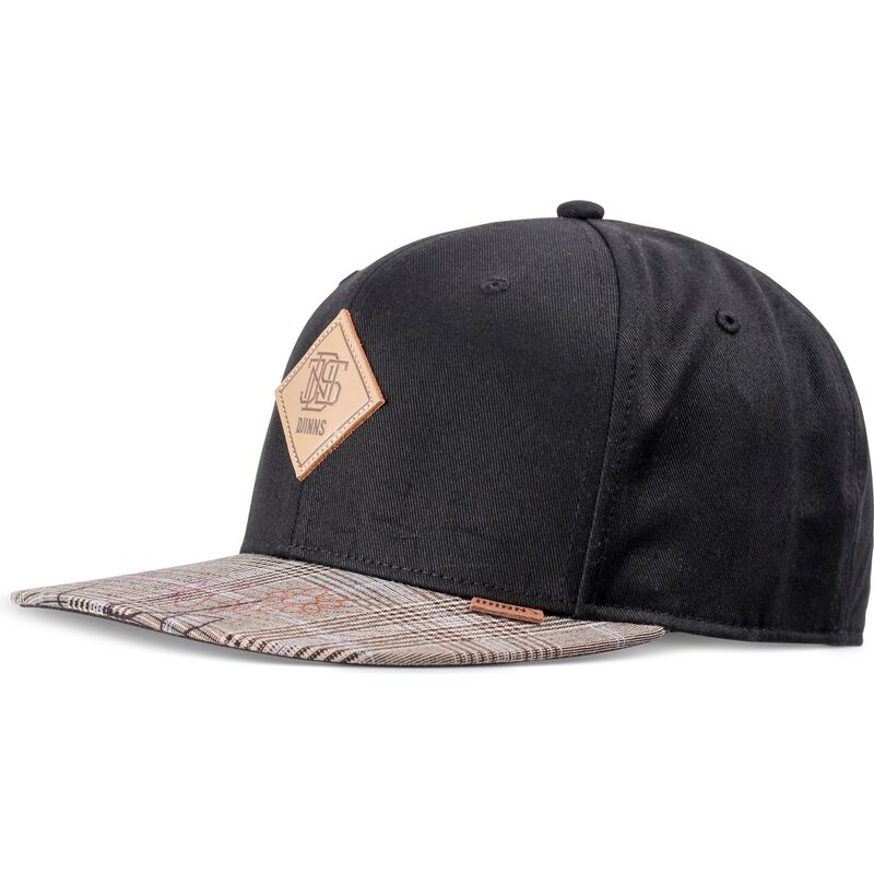 gorra-plana-negra-y-gris-snapback-crinklecheck-rev-de-djinns
