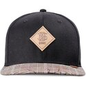 gorra-plana-negra-y-gris-snapback-crinklecheck-rev-de-djinns