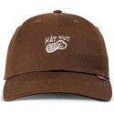 gorra-curva-marron-oscuro-ajustable-dad-hat-nut-de-djinns