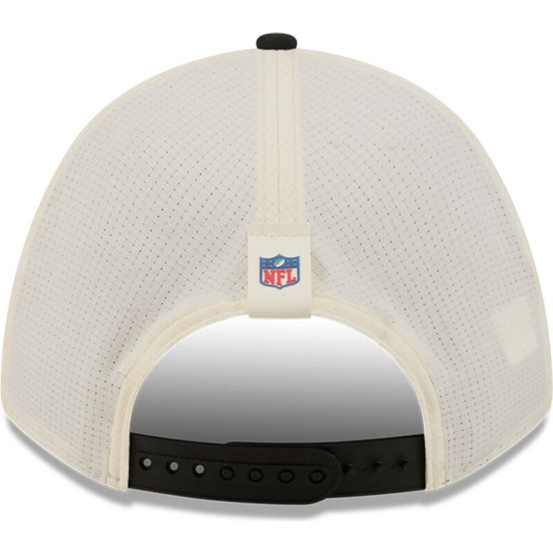 gorra-curva-beige-y-negra-snapback-9forty-m-crown-training-pack-2026-de-las-vegas-raiders-nfl-de-new-era