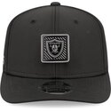 gorra-curva-negra-snapback-9seventy-stretch-snap-training-pack-2026-de-las-vegas-raiders-nfl-de-new-era