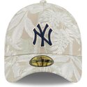 gorra-curva-beige-ajustada-59forty-a-frame-leafy-palm-de-new-york-yankees-mlb-de-new-era
