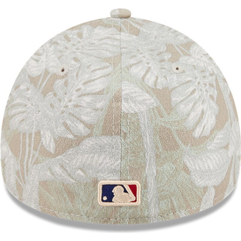 gorra-curva-beige-ajustada-59forty-a-frame-leafy-palm-de-los-angeles-dodgers-mlb-de-new-era