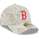 gorra-curva-beige-ajustada-59forty-a-frame-leafy-palm-de-boston-red-sox-mlb-de-new-era