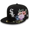 gorra-plana-negra-ajustada-59fifty-floral-de-chicago-white-sox-mlb-de-new-era
