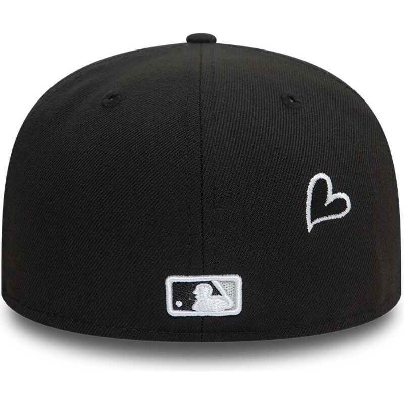 gorra-plana-negra-ajustada-59fifty-heart-icon-de-chicago-white-sox-mlb-de-new-era