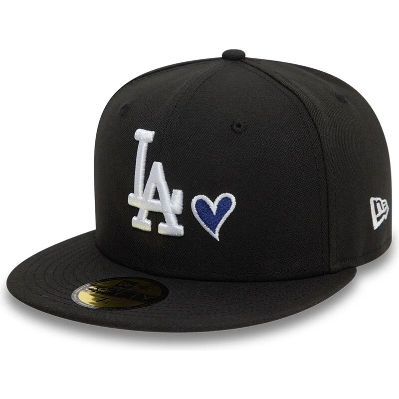 gorra-plana-negra-ajustada-59fifty-heart-icon-de-los-angeles-dodgers-mlb-de-new-era