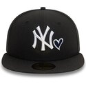 gorra-plana-negra-ajustada-59fifty-heart-icon-de-new-york-yankees-mlb-de-new-era