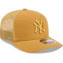 gorra-trucker-marron-claro-9seventy-stretch-snap-color-pack-de-new-york-yankees-mlb-de-new-era