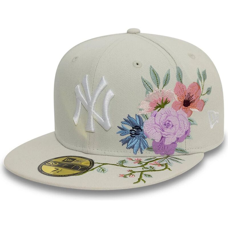 gorra-plana-beige-ajustada-59fifty-floral-de-new-york-yankees-mlb-de-new-era