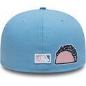 gorra-plana-azul-ajustada-59fifty-palm-taco-de-los-angeles-dodgers-mlb-de-new-era