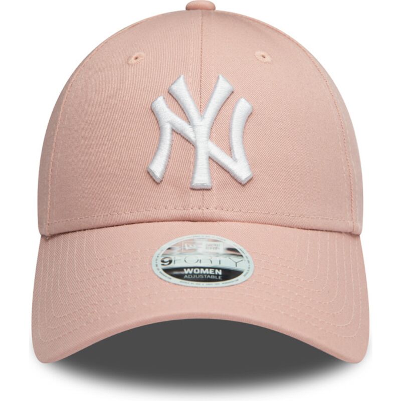 gorra-curva-rosa-ajustable-para-mujer-9forty-colour-essential-de-new-york-yankees-mlb-de-new-era
