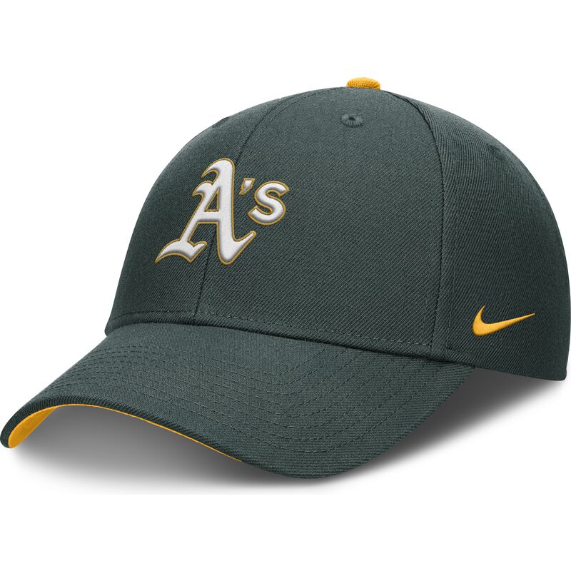 gorra-curva-verde-ajustable-para-nino-dri-fit-club-structured-de-oakland-athletics-mlb-de-nike