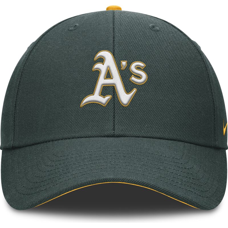 gorra-curva-verde-ajustable-para-nino-dri-fit-club-structured-de-oakland-athletics-mlb-de-nike