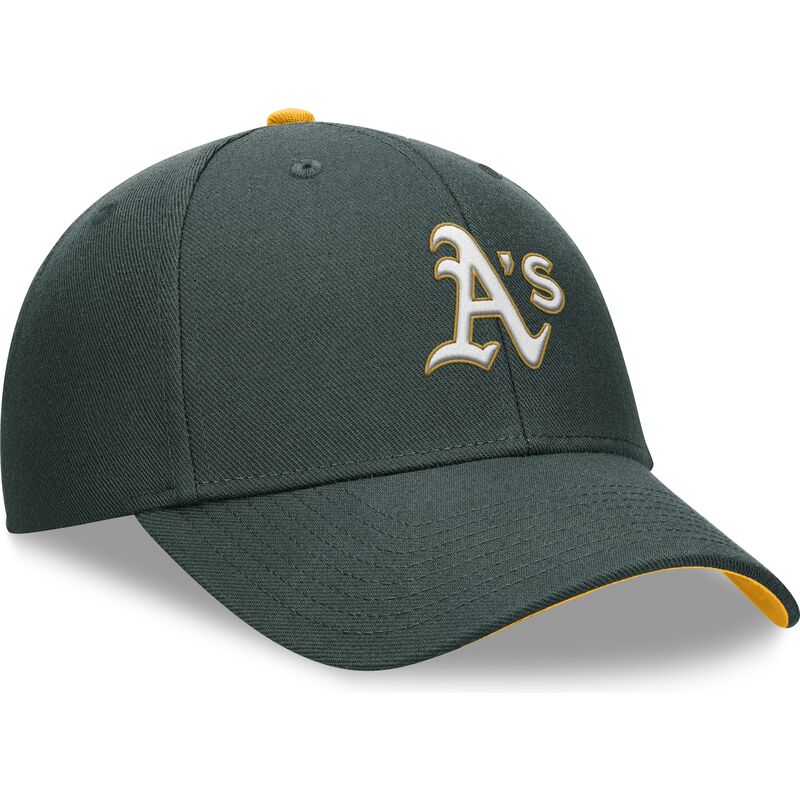 gorra-curva-verde-ajustable-para-nino-dri-fit-club-structured-de-oakland-athletics-mlb-de-nike