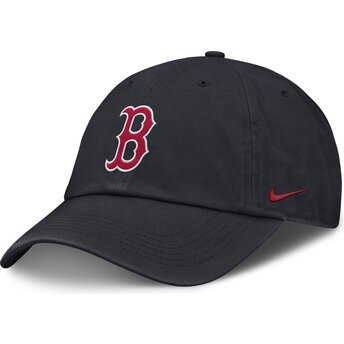 Gorra curva azul marino ajustable para niño Club Unstructured Organic Cotton de Boston Red Sox MLB de Nike