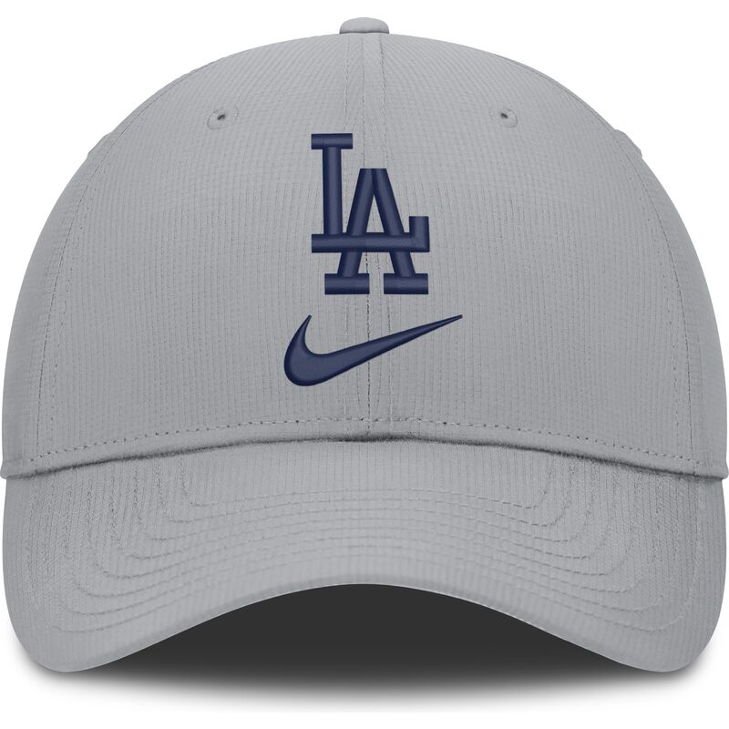 gorra-curva-gris-ajustable-primetime-club-structured-uv-poly-ripstop-de-los-angeles-dodgers-mlb-de-nike