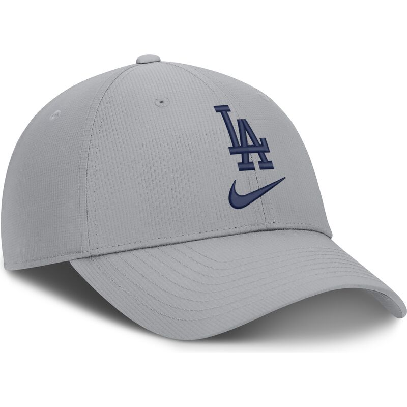 gorra-curva-gris-ajustable-primetime-club-structured-uv-poly-ripstop-de-los-angeles-dodgers-mlb-de-nike