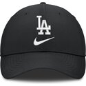 gorra-curva-negra-ajustable-primetime-club-structured-uv-poly-ripstop-de-los-angeles-dodgers-mlb-de-nike