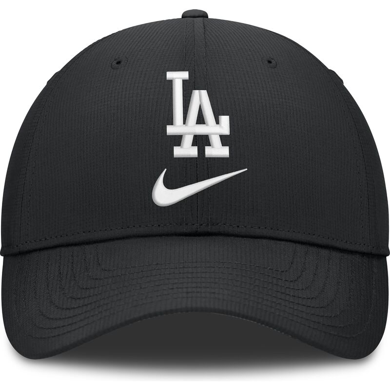 gorra-curva-negra-ajustable-primetime-club-structured-uv-poly-ripstop-de-los-angeles-dodgers-mlb-de-nike