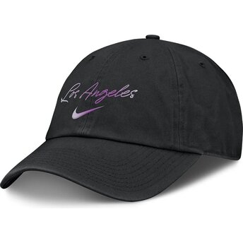 Gorra curva negra ajustable Mothers Day Club Unstructured Organic Cotton de Los Angeles Dodgers MLB de Nike