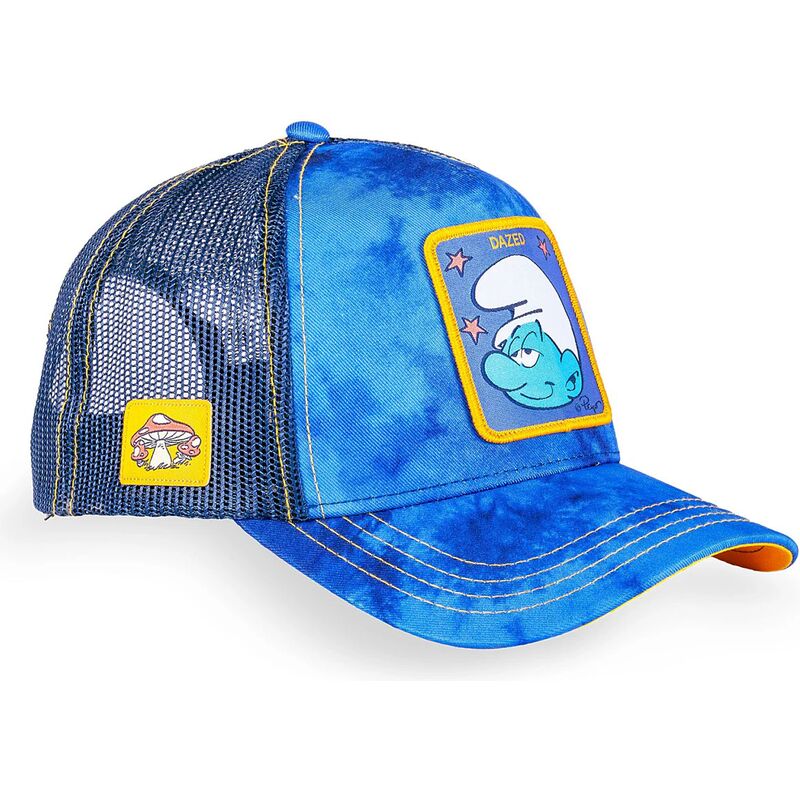 gorra-trucker-azul-dazed-smu-cham-los-pitufos-de-capslab