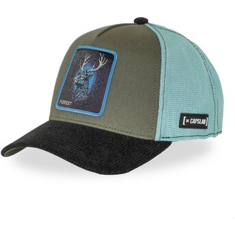 Gorra trucker multicolor ciervo BEA3 FORB Beasts de Capslab