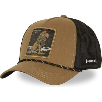 Gorra trucker marrón león Guardian BEA3 LIOB Beasts de Capslab