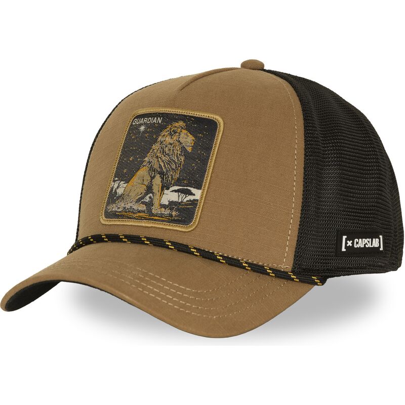 gorra-trucker-marron-leon-guardian-bea3-liob-beasts-de-capslab