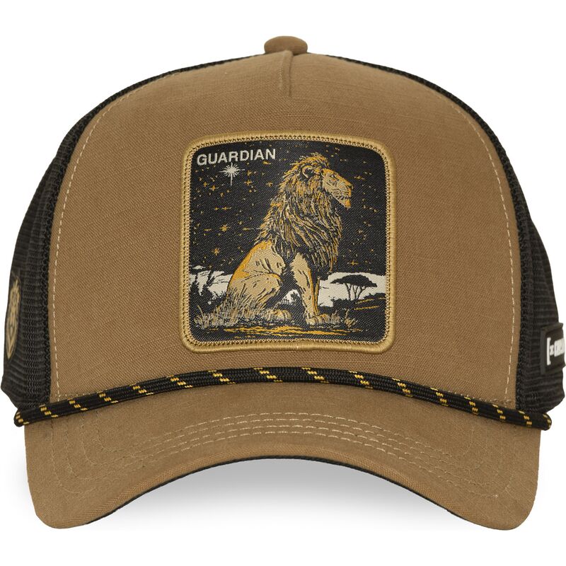 gorra-trucker-marron-leon-guardian-bea3-liob-beasts-de-capslab