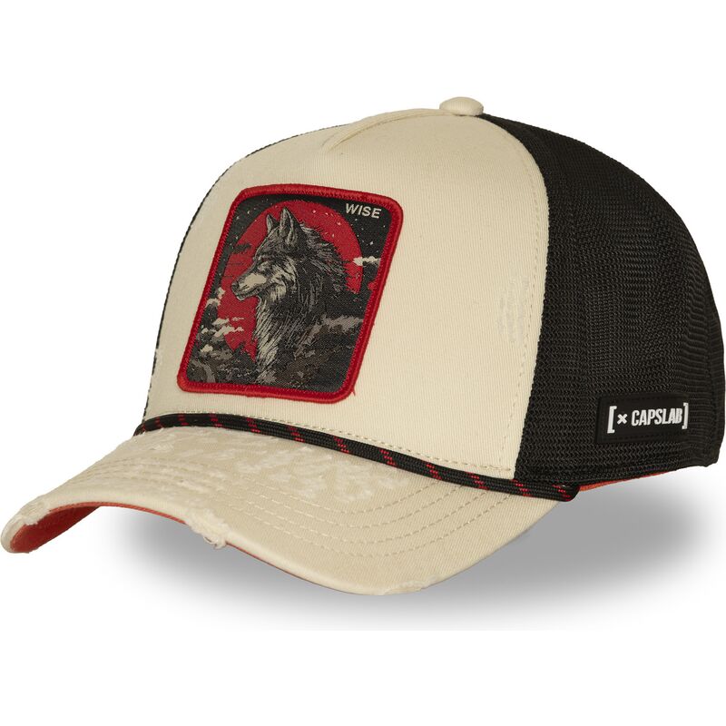 gorra-trucker-beige-y-negra-lobo-wise-bea3-wisb-beasts-de-capslab