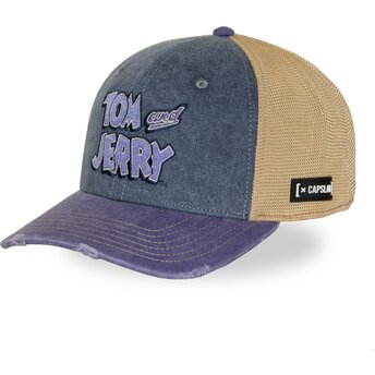 Gorra trucker multicolor Tom y Jerry TAJ8 TAJB Looney Tunes de Capslab