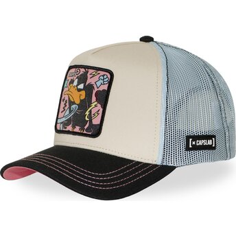 Gorra trucker multicolor Pato Lucas LOO13 DAFB Looney Tunes de Capslab