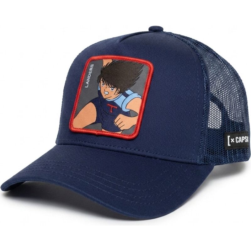 gorra-trucker-azul-marino-mark-lenders-oet1-lanb-campeones-oliver-y-benji-de-capslab gorra-trucker-azul-marino-mark-lenders-oet1-lanb-campeones-oliver-y-benji-de-capslab
