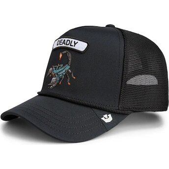 Gorra trucker negra escorpión GB2 Deadly Scorp The Rocker The Farm de Goorin Bros.